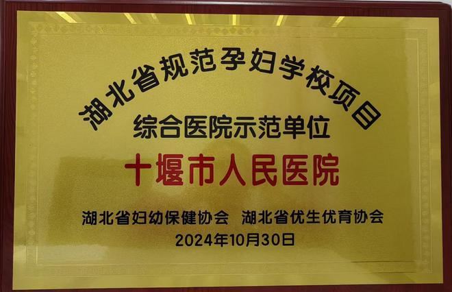 湖北首批全市唯一！十堰人医获湖北省规范孕妇学校项目综合医院示范单位(图2)